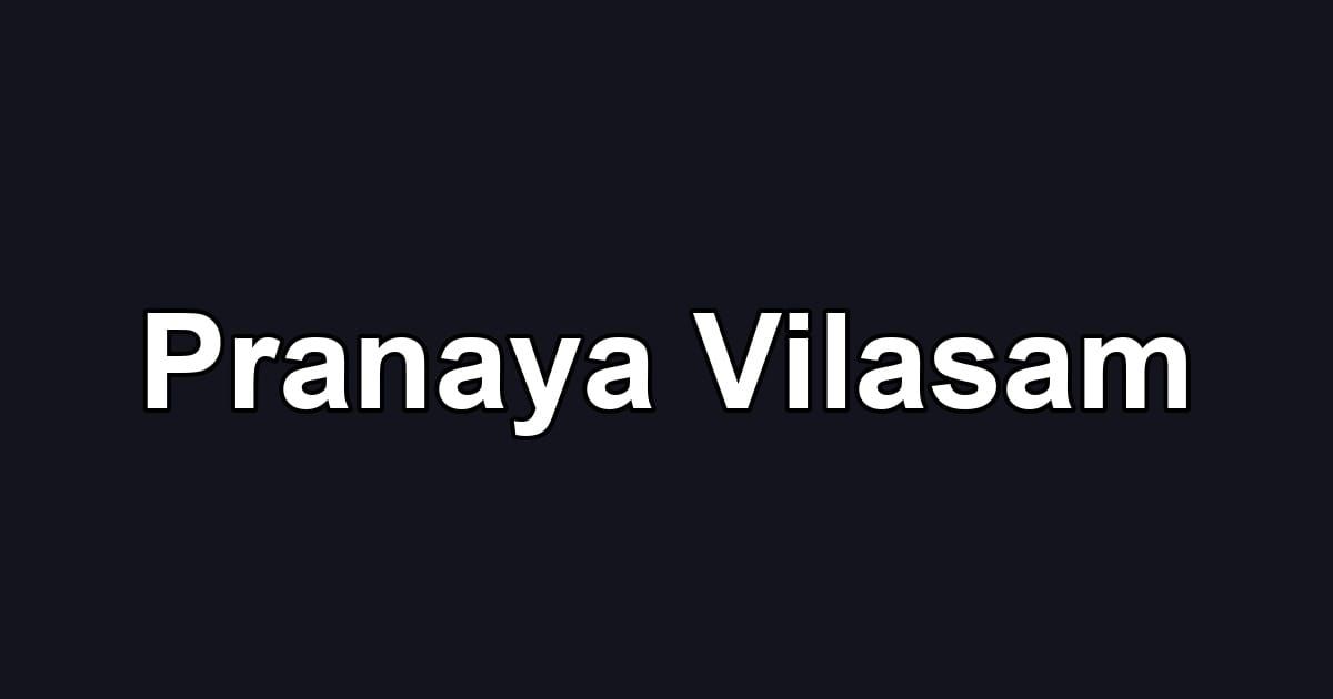 Pranaya Vilasam