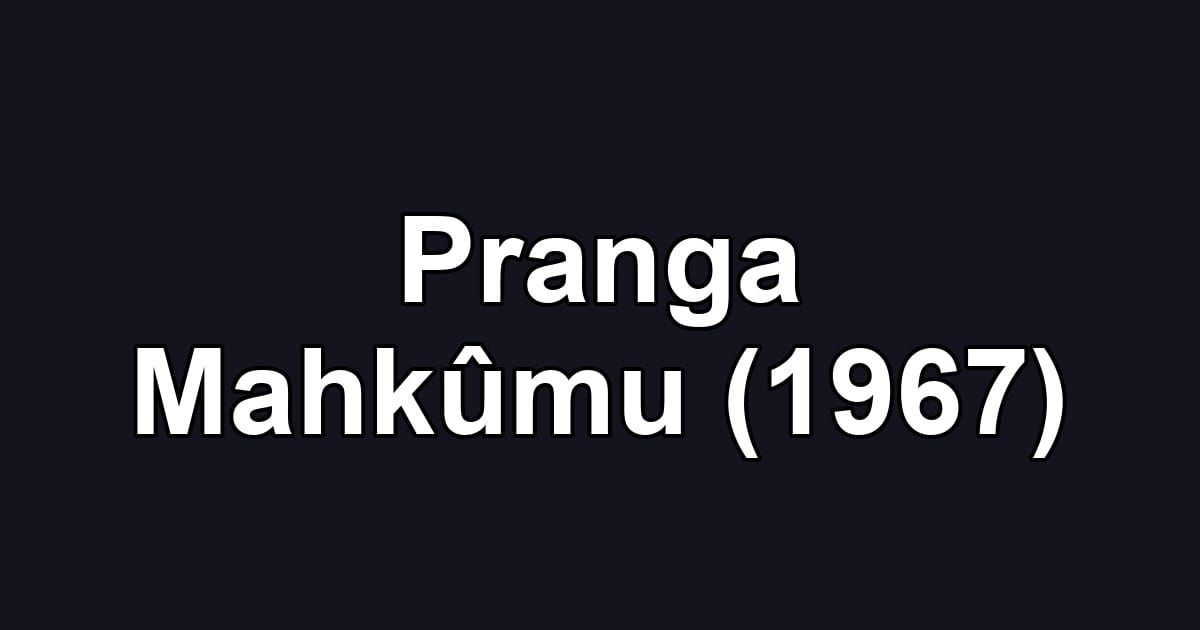 Pranga Mahkûmu (1967)