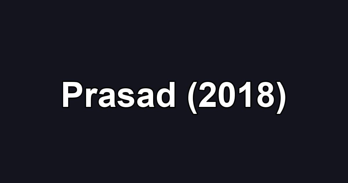 Prasad (2018)