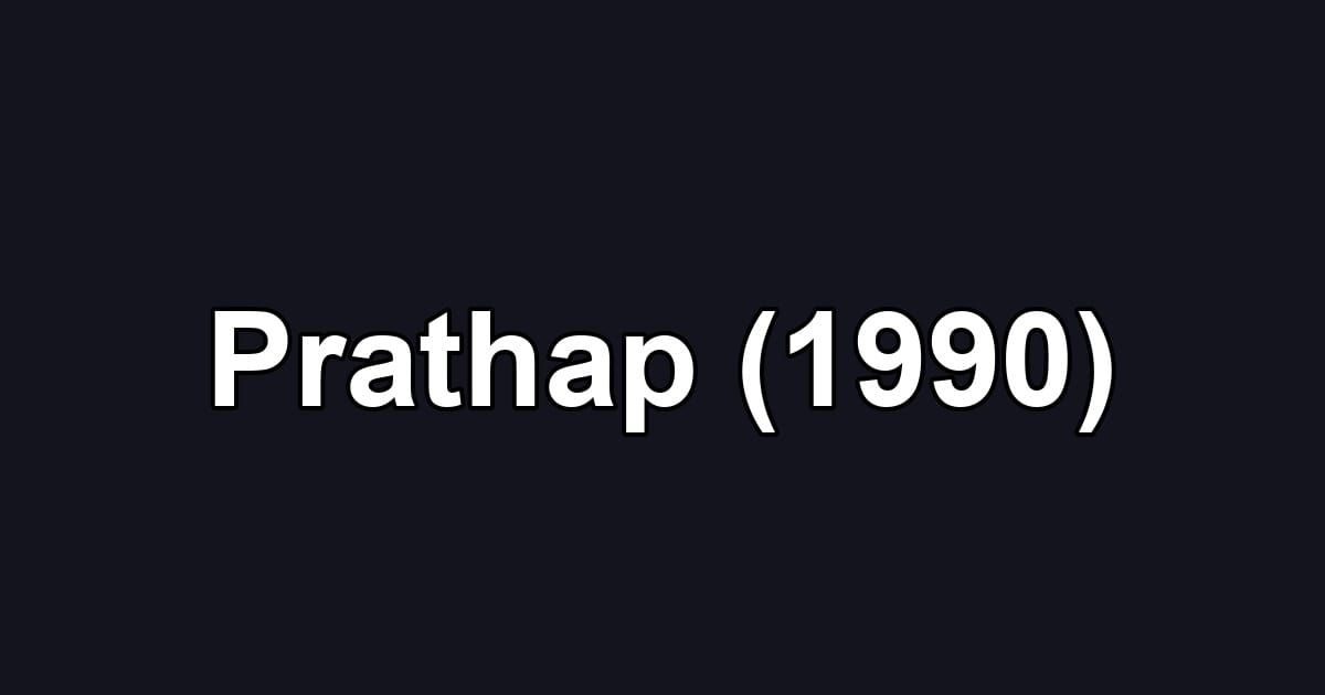 Prathap (1990)