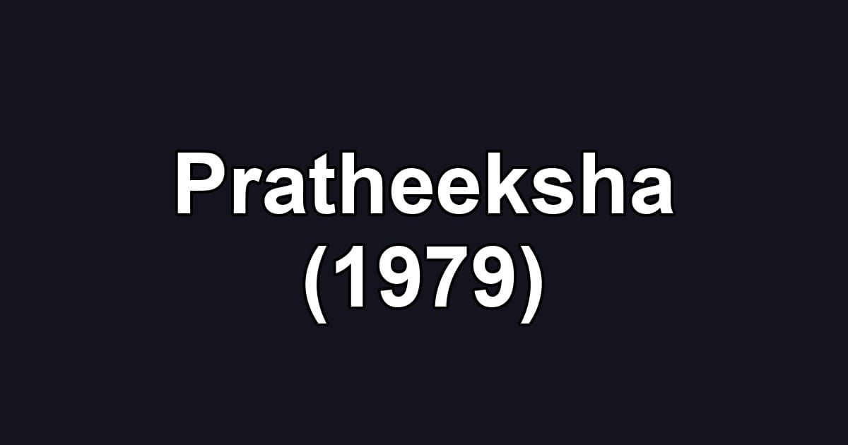 Pratheeksha (1979)