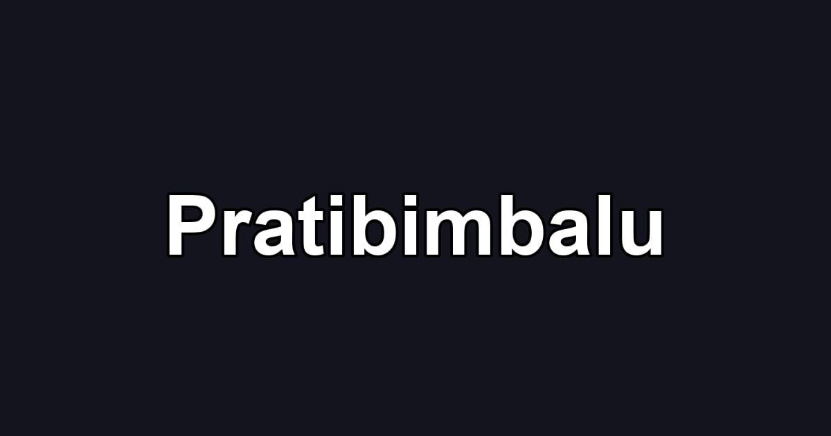 Pratibimbalu