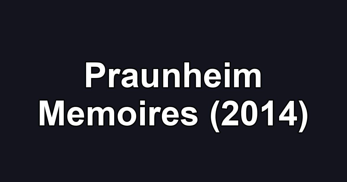 Praunheim Memoires (2014)