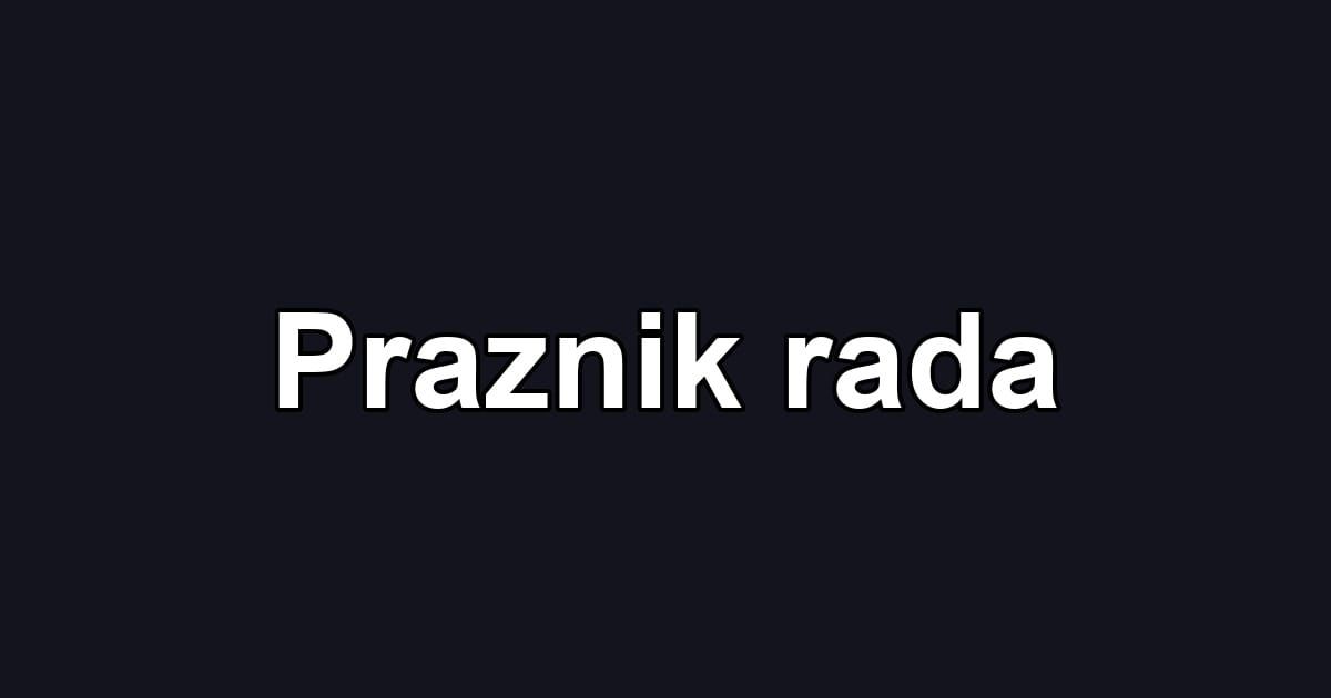 Praznik rada