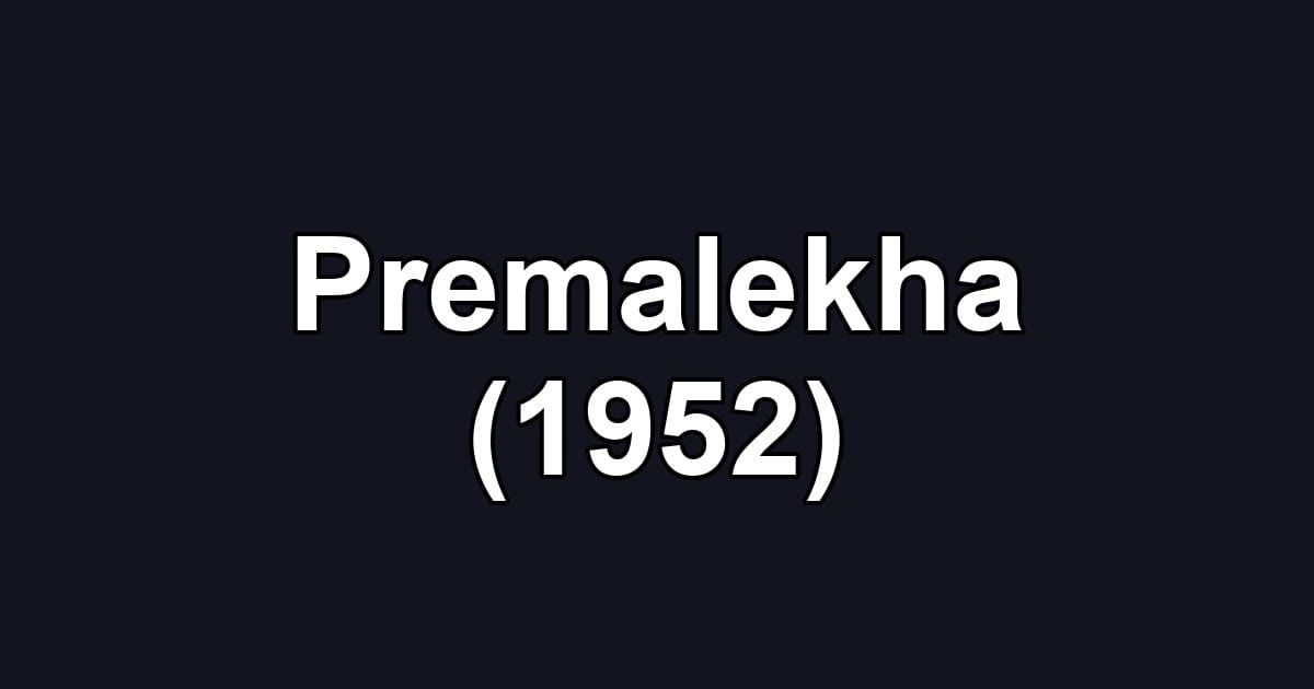 Premalekha (1952)