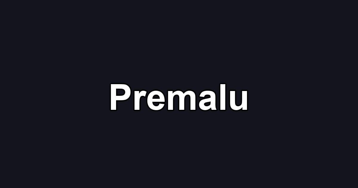 Premalu