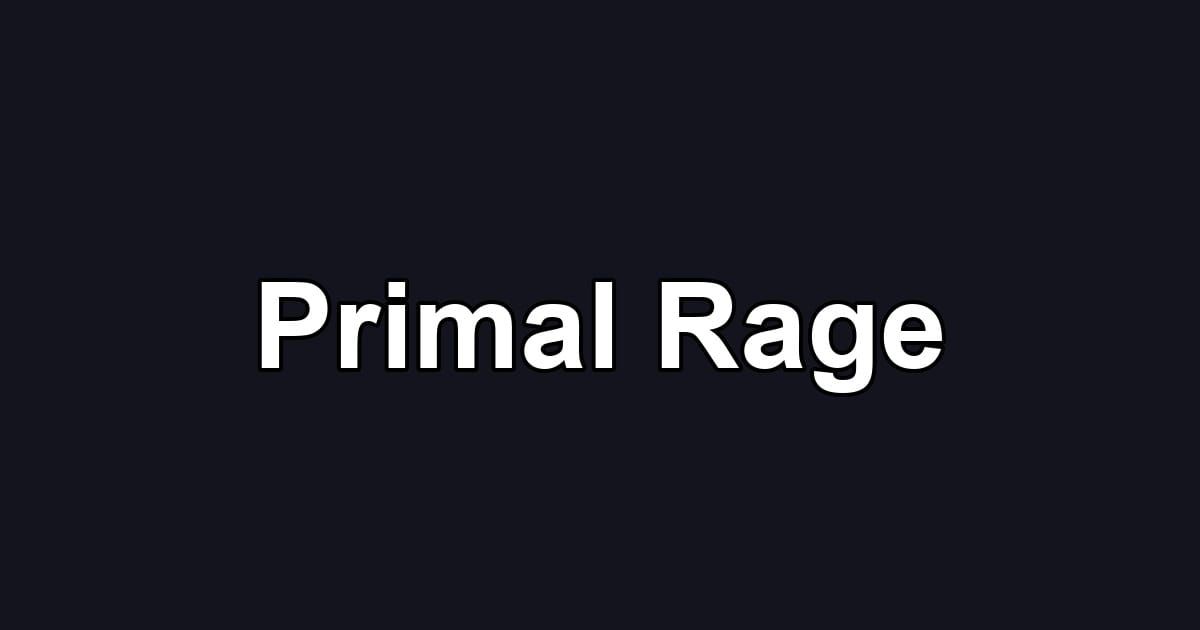 Primal Rage
