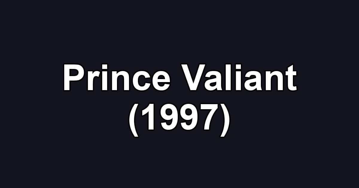 Prince Valiant (1997)
