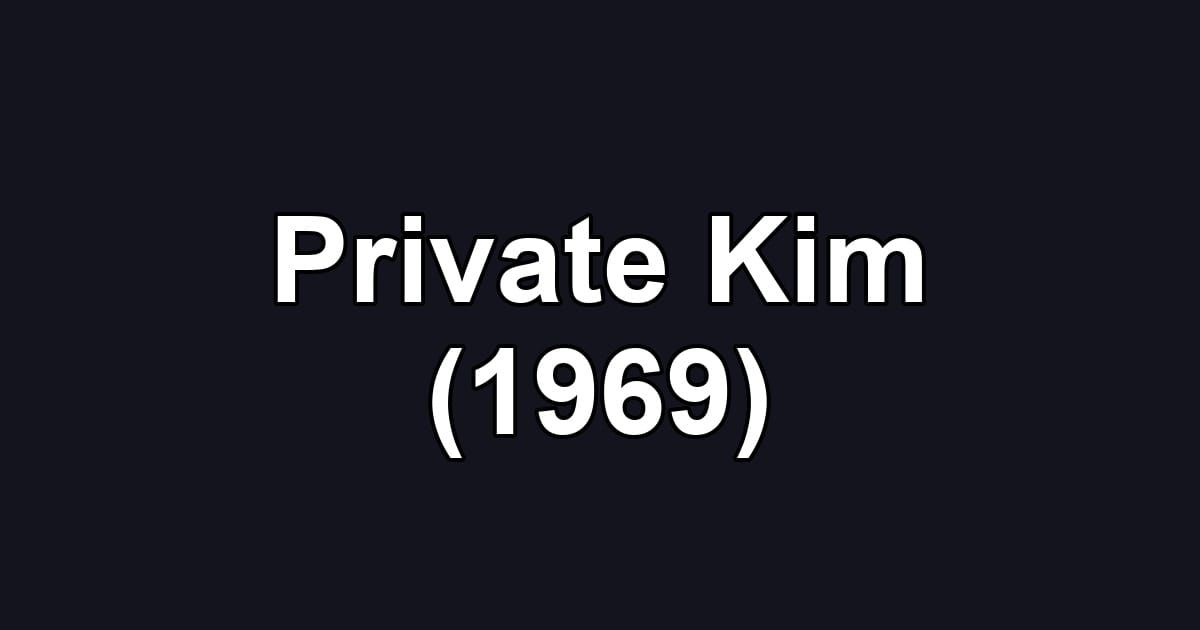 Private Kim (1969)