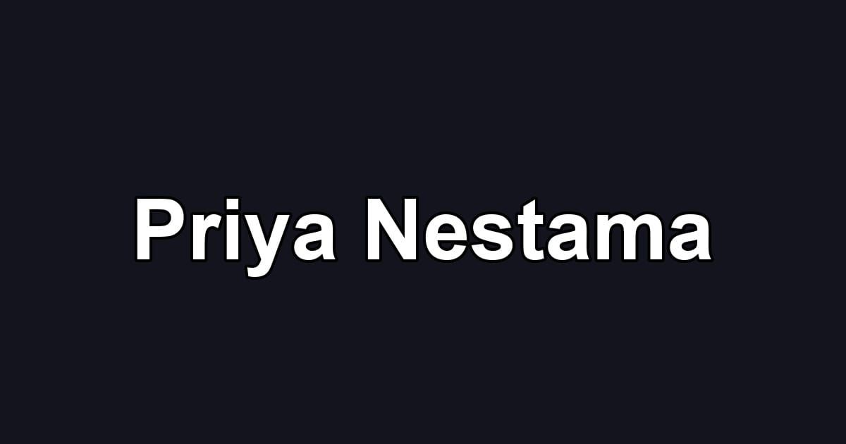 Priya Nestama