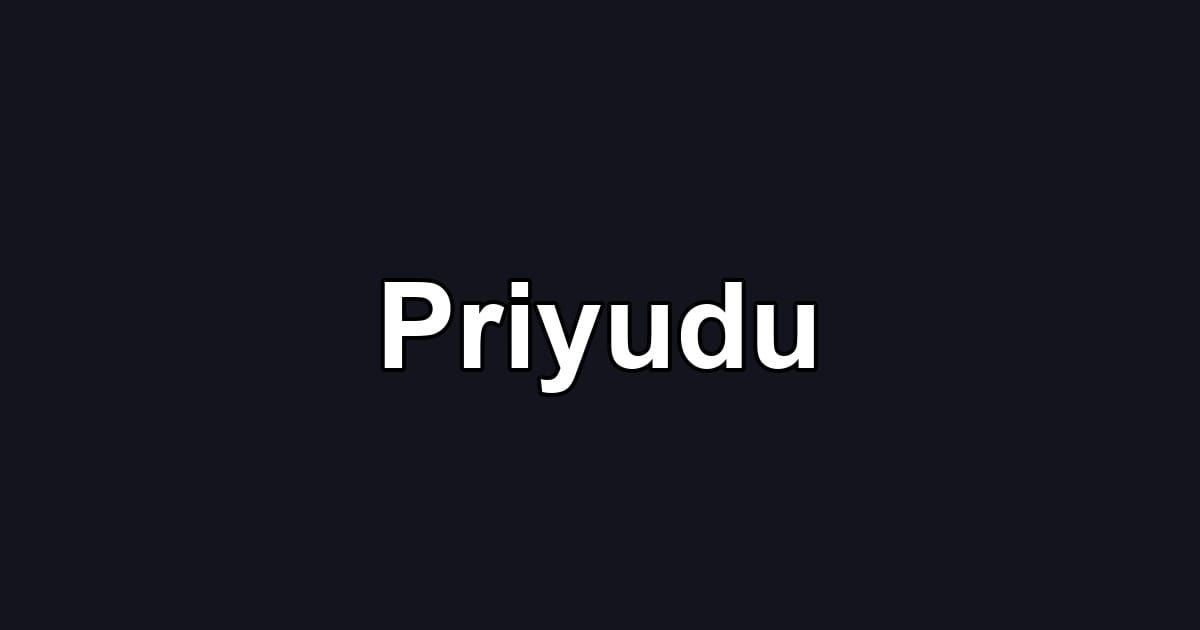 Priyudu