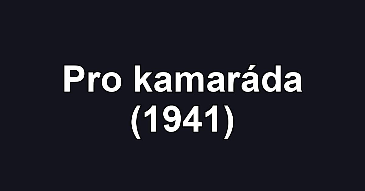 Pro kamaráda (1941)