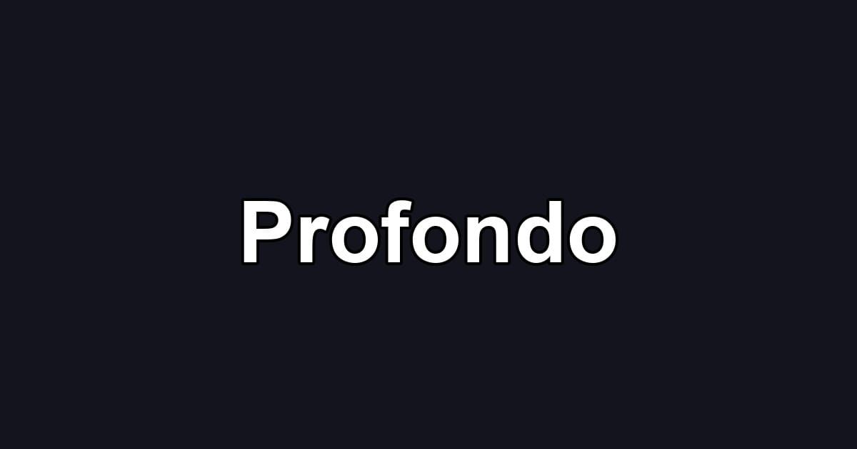 Profondo