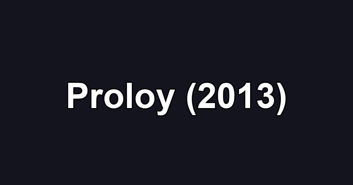 Proloy (2013)