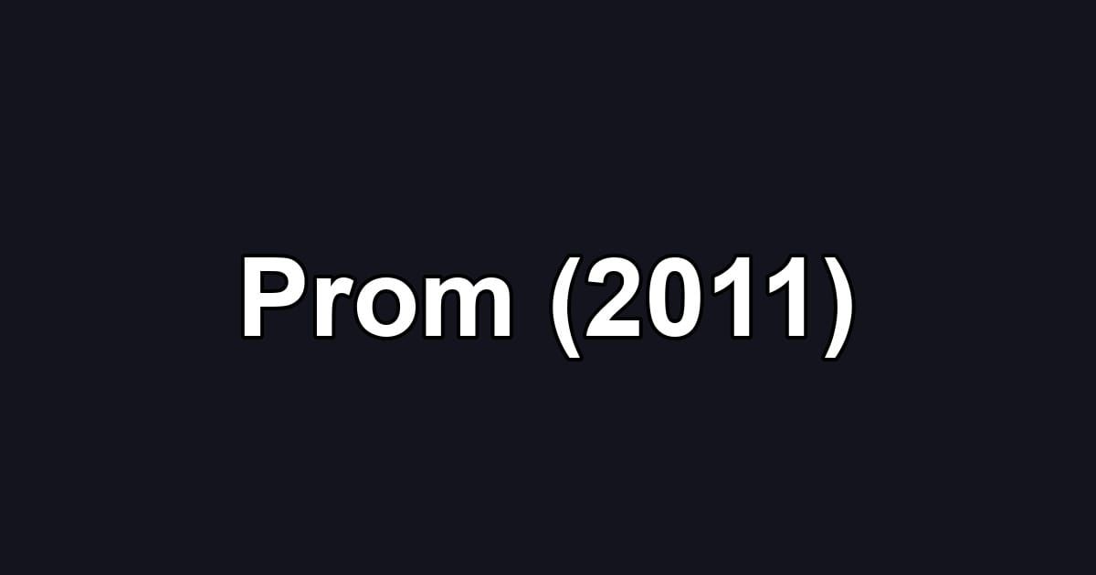 Prom (2011)
