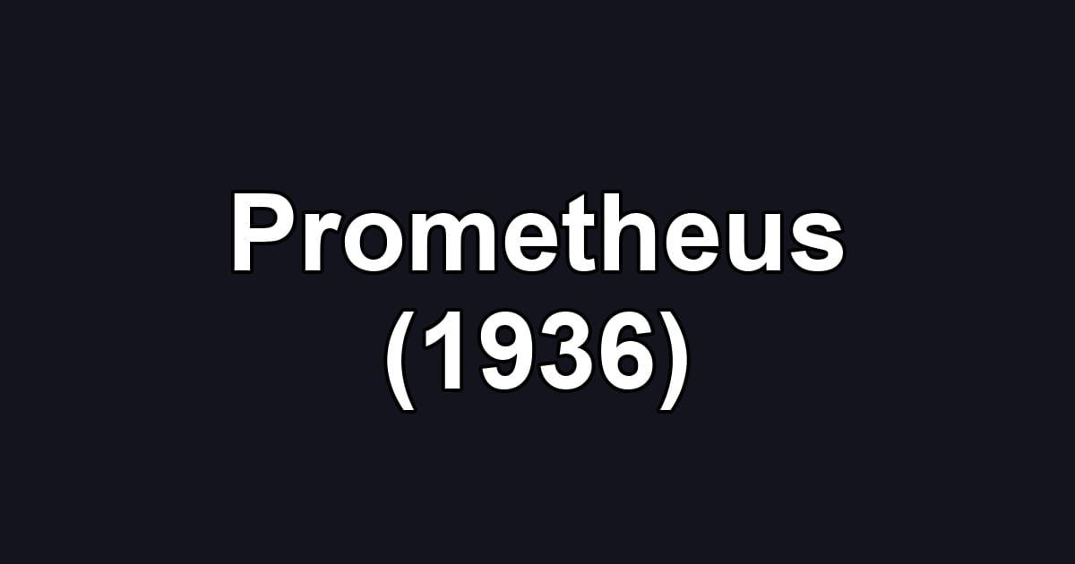 Prometheus (1936)