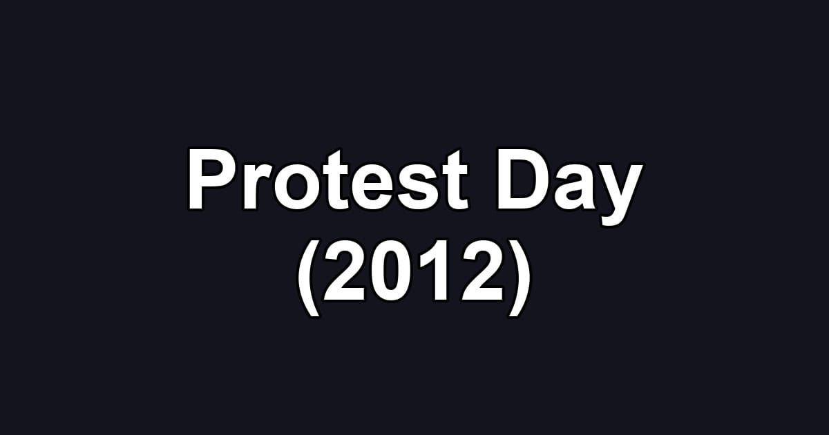 Protest Day (2012)
