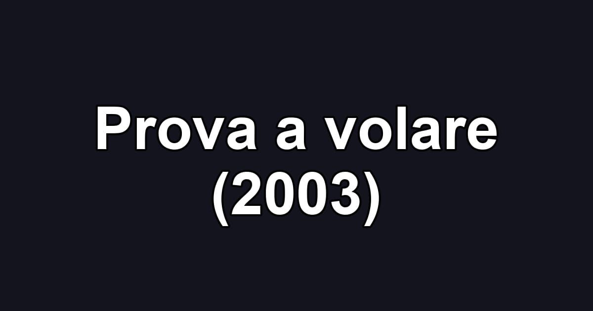 Prova a volare (2003)