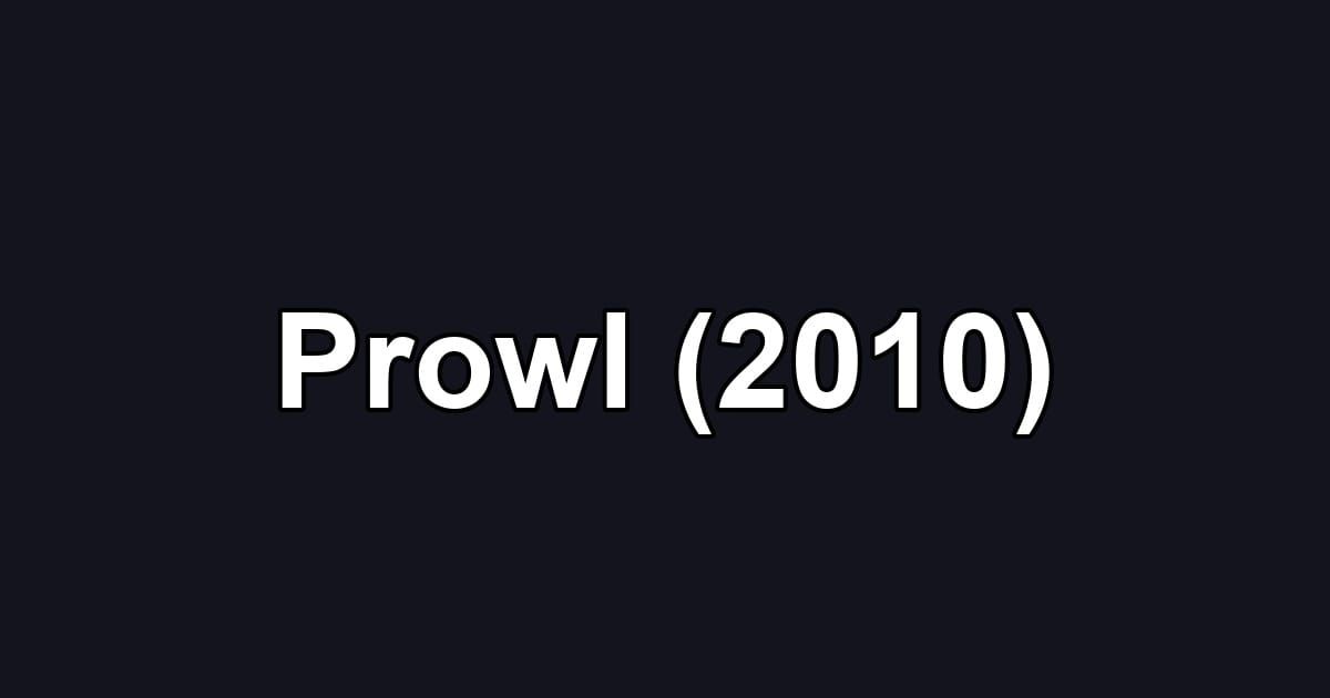 Prowl (2010)