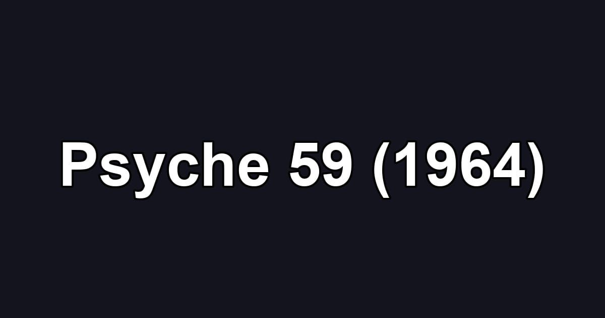 Psyche 59 (1964)