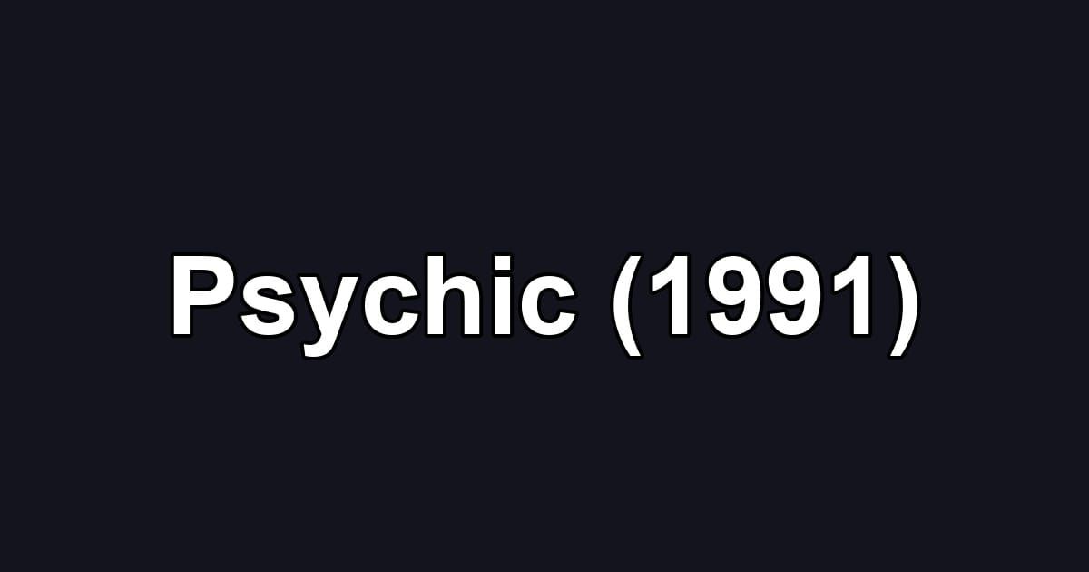 Psychic (1991)