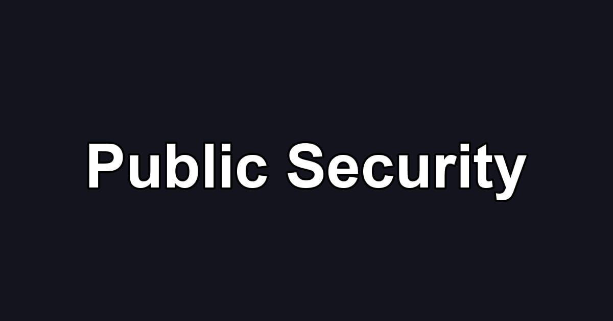 Public Security