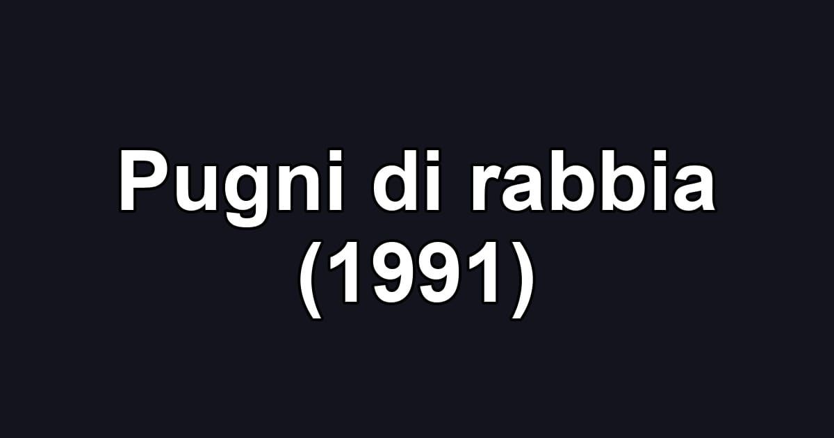 Pugni di rabbia (1991)