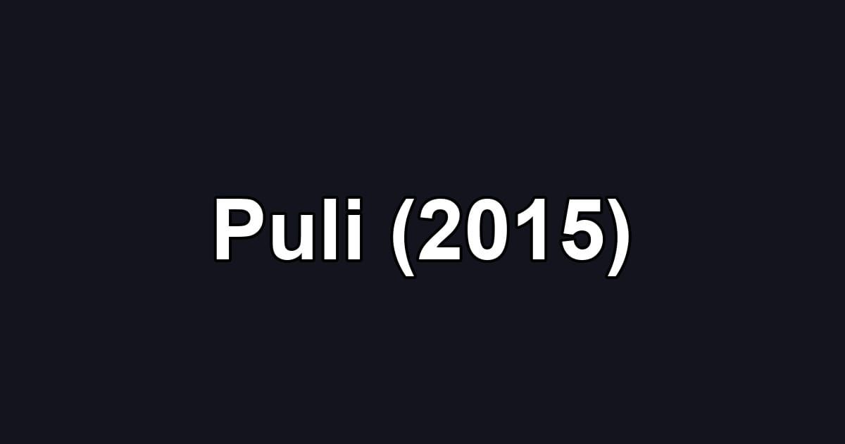Puli (2015)