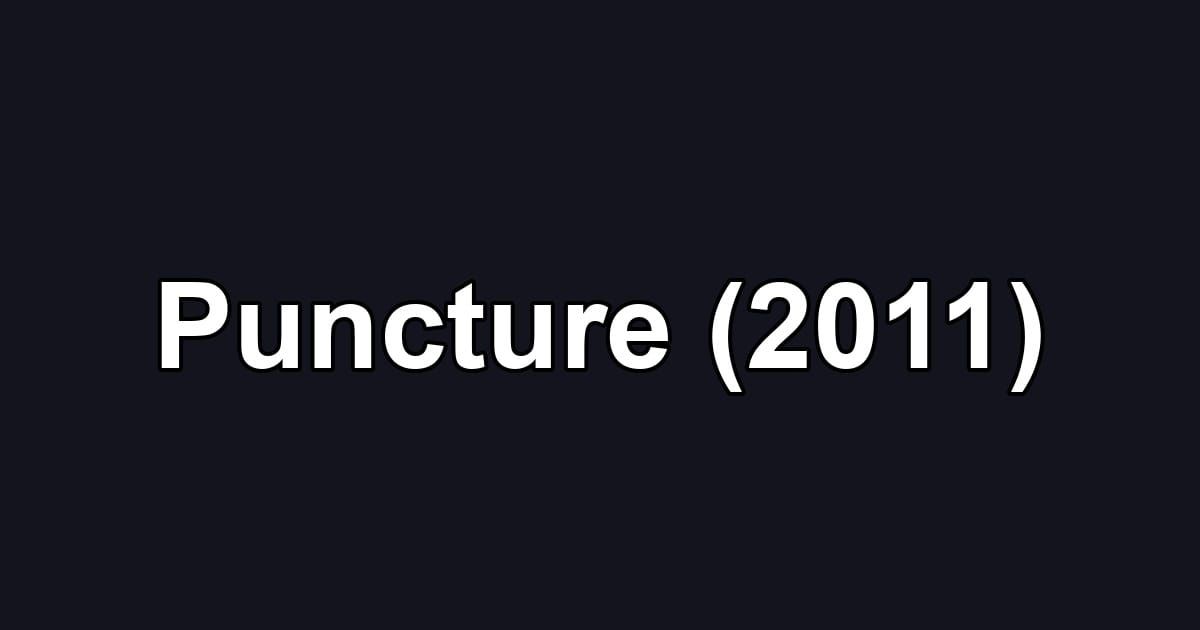 Puncture (2011)