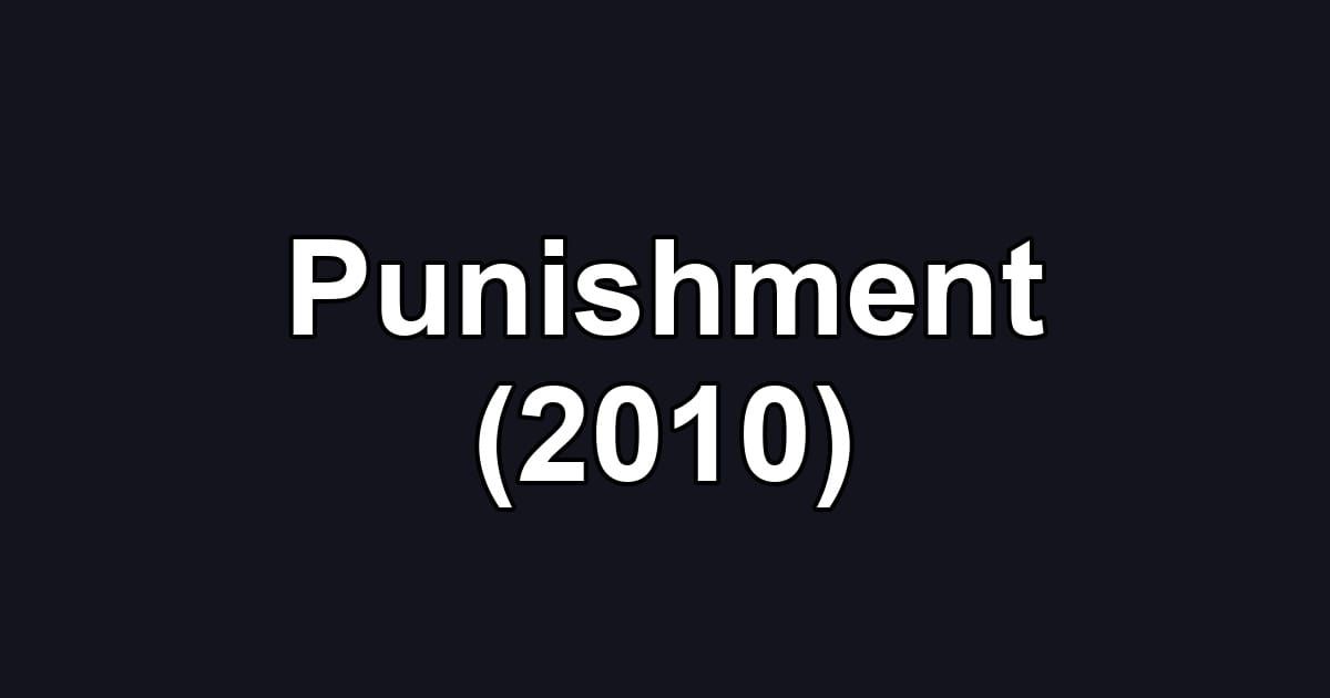 Punishment (2010)