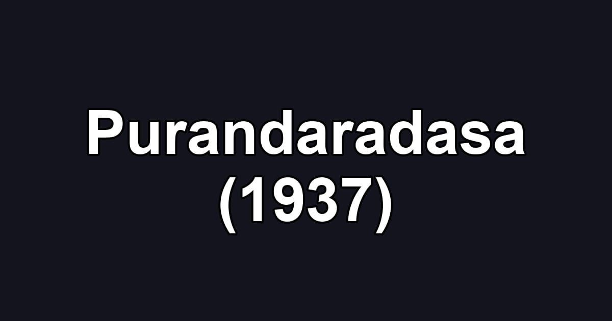 Purandaradasa (1937)