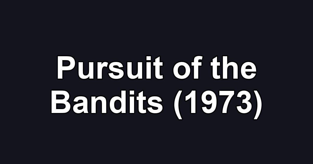 Pursuit of the Bandits (1973)