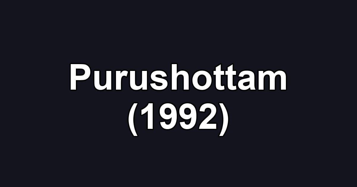 Purushottam (1992)