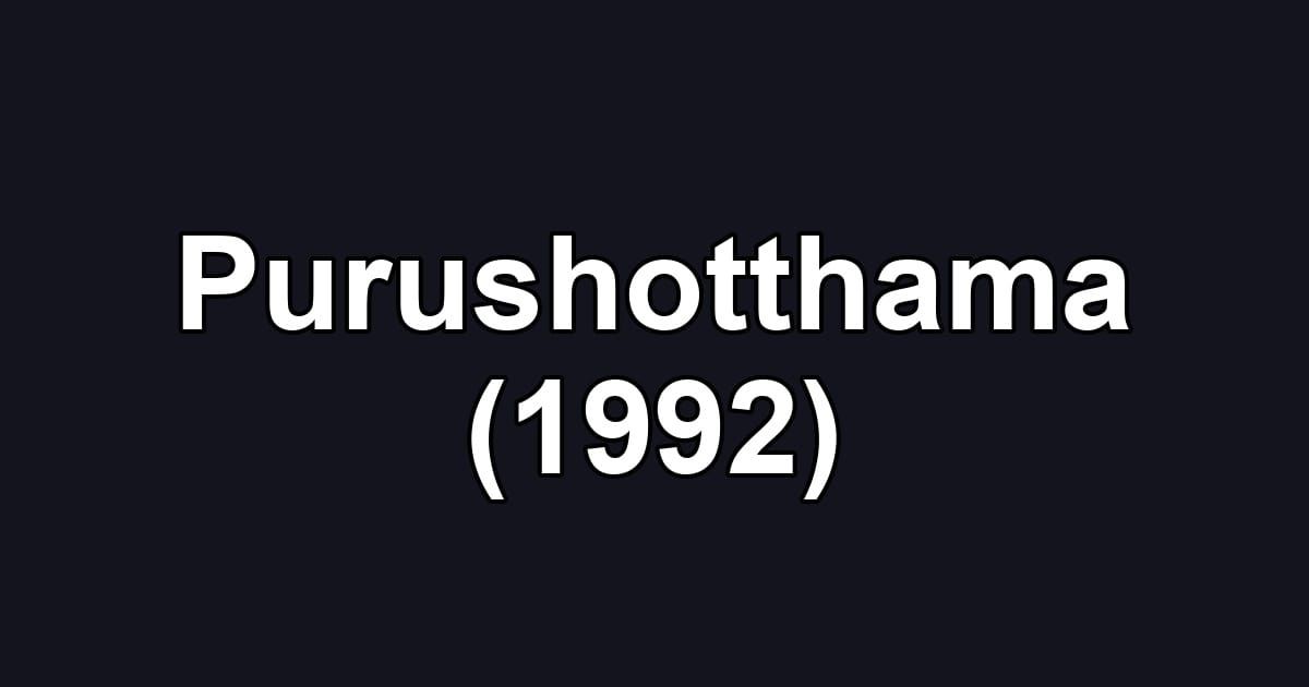 Purushotthama (1992)