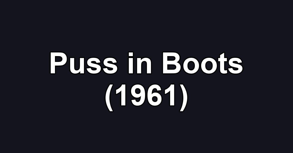 Puss in Boots (1961)