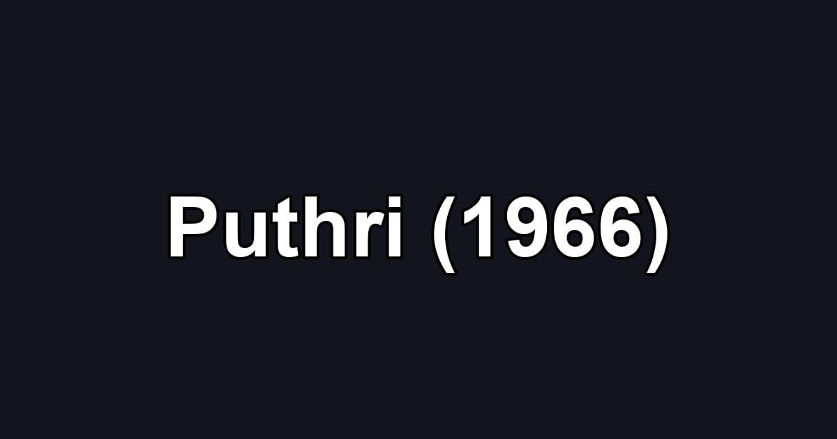 Puthri (1966)