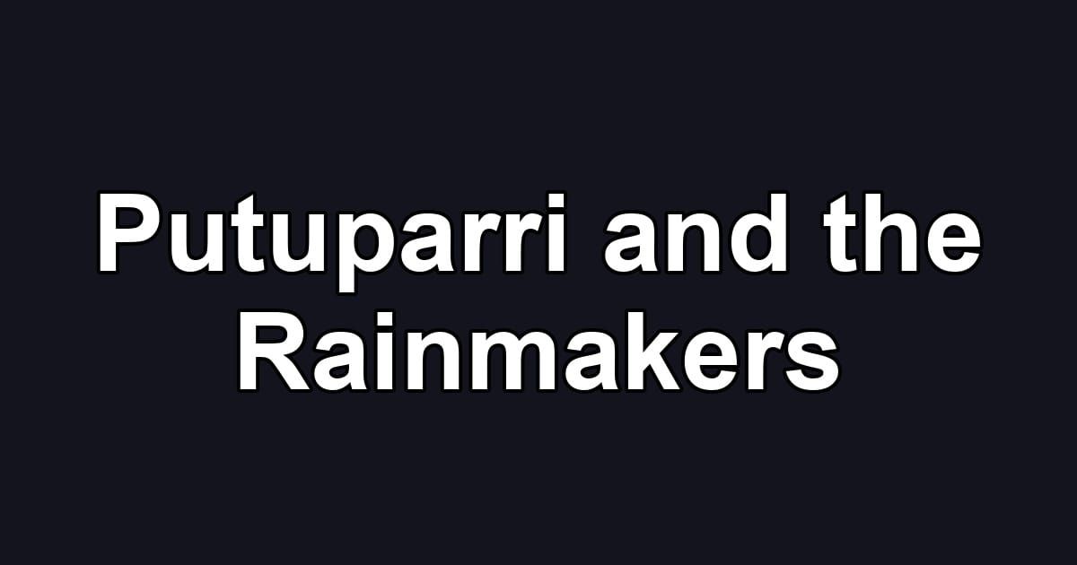 Putuparri and the Rainmakers