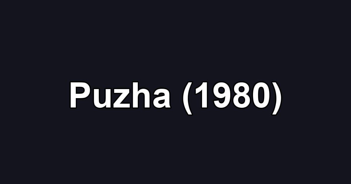 Puzha (1980)
