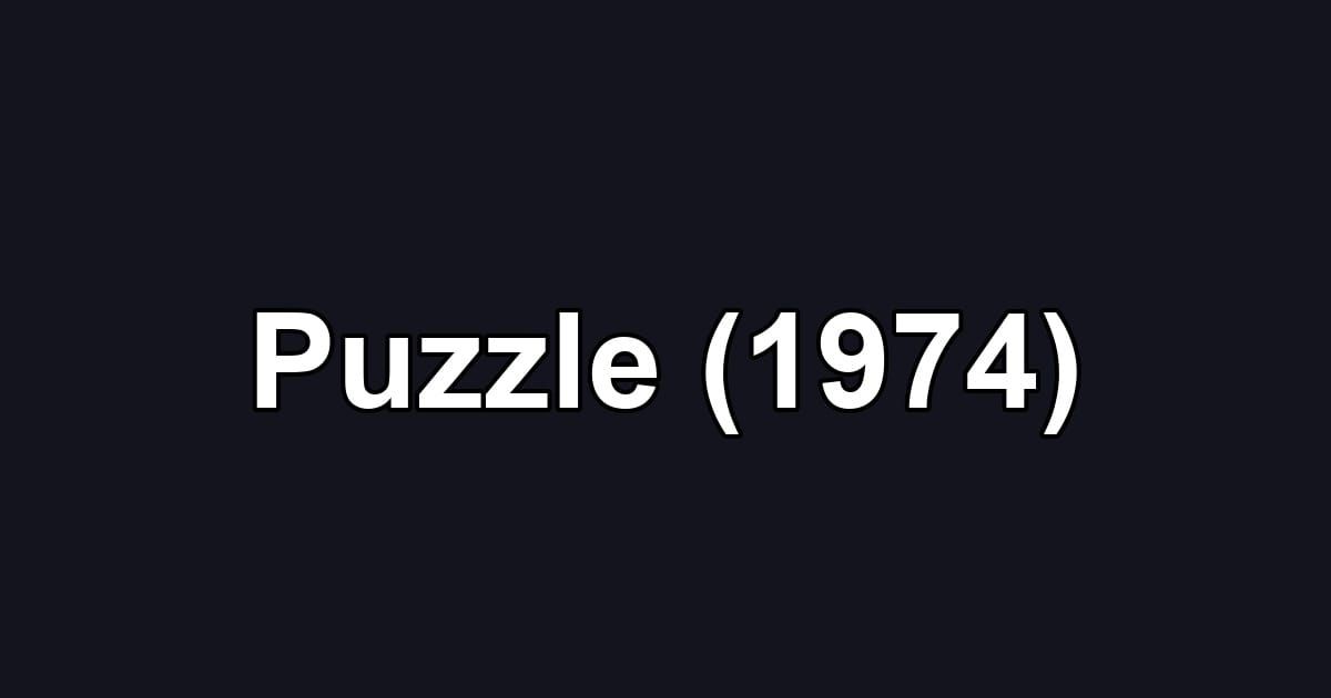 Puzzle (1974)