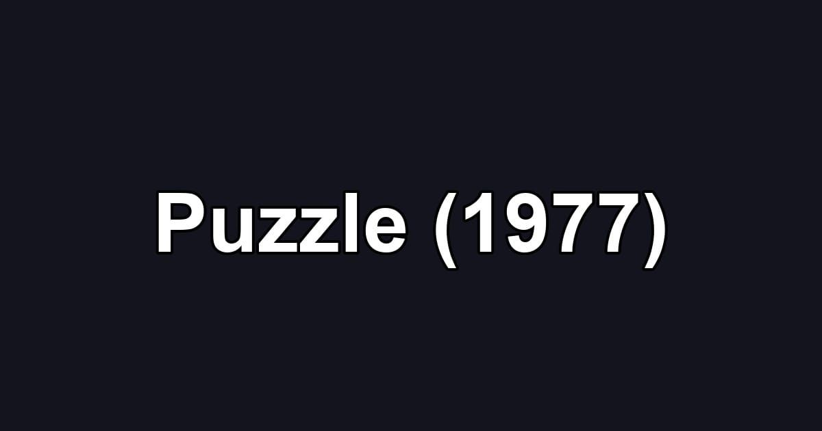 Puzzle (1977)