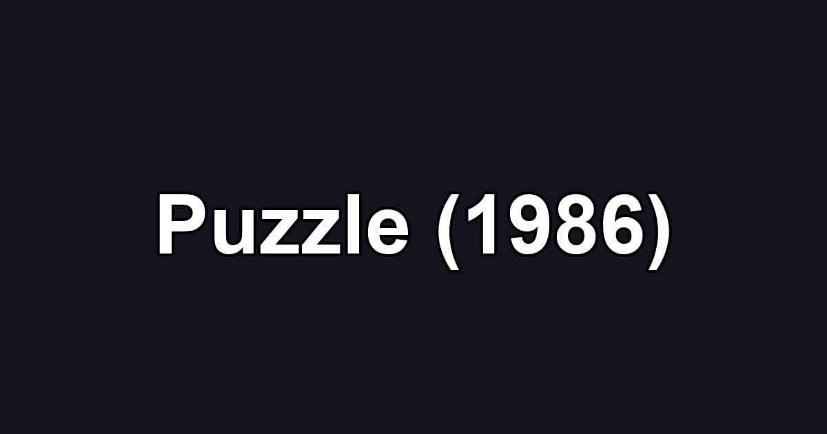 Puzzle (1986)