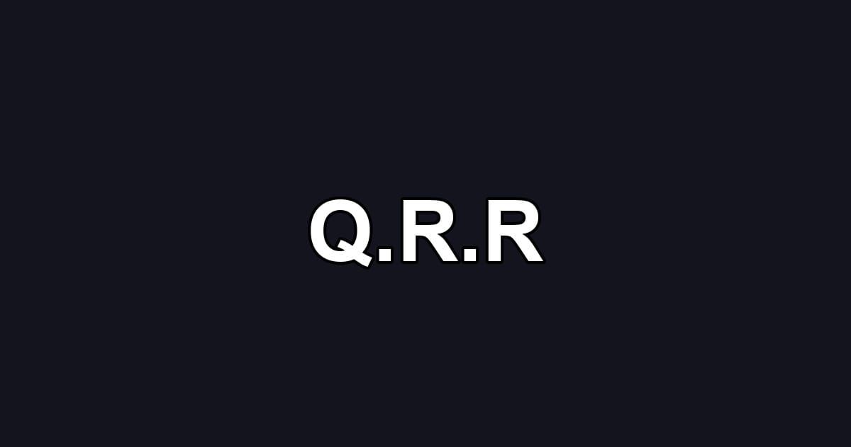 Q.R.R