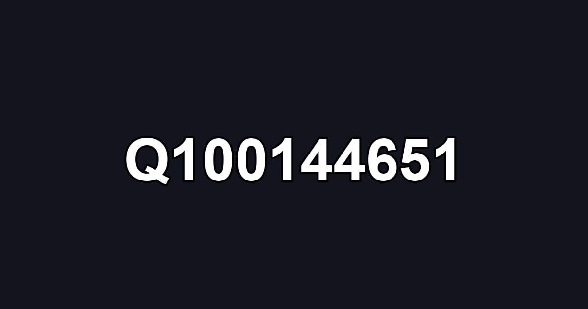 Q100144651