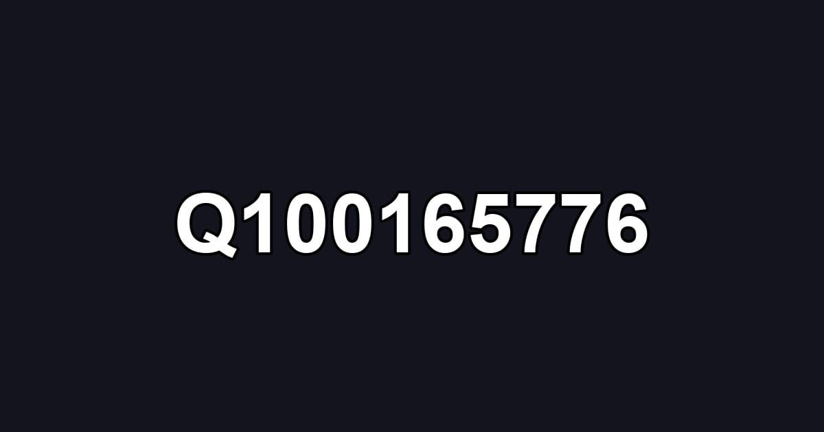 Q100165776