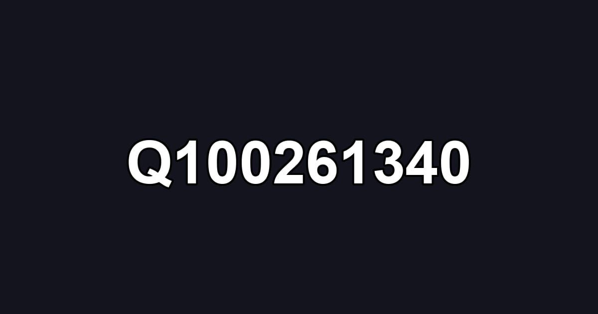 Q100261340
