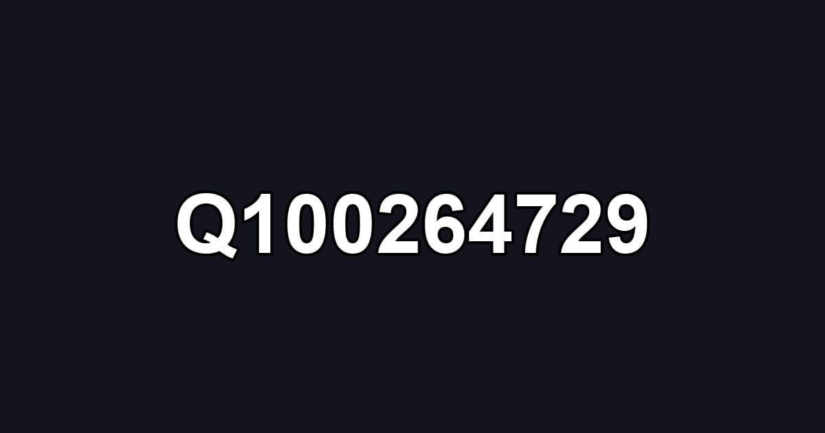 Q100264729