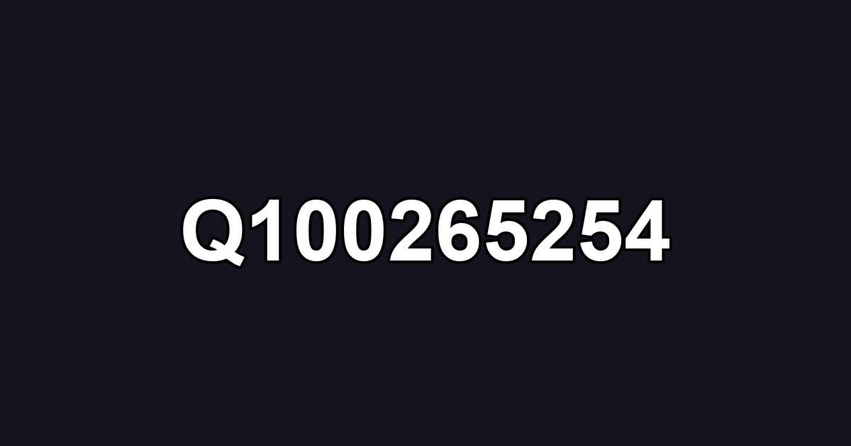 Q100265254