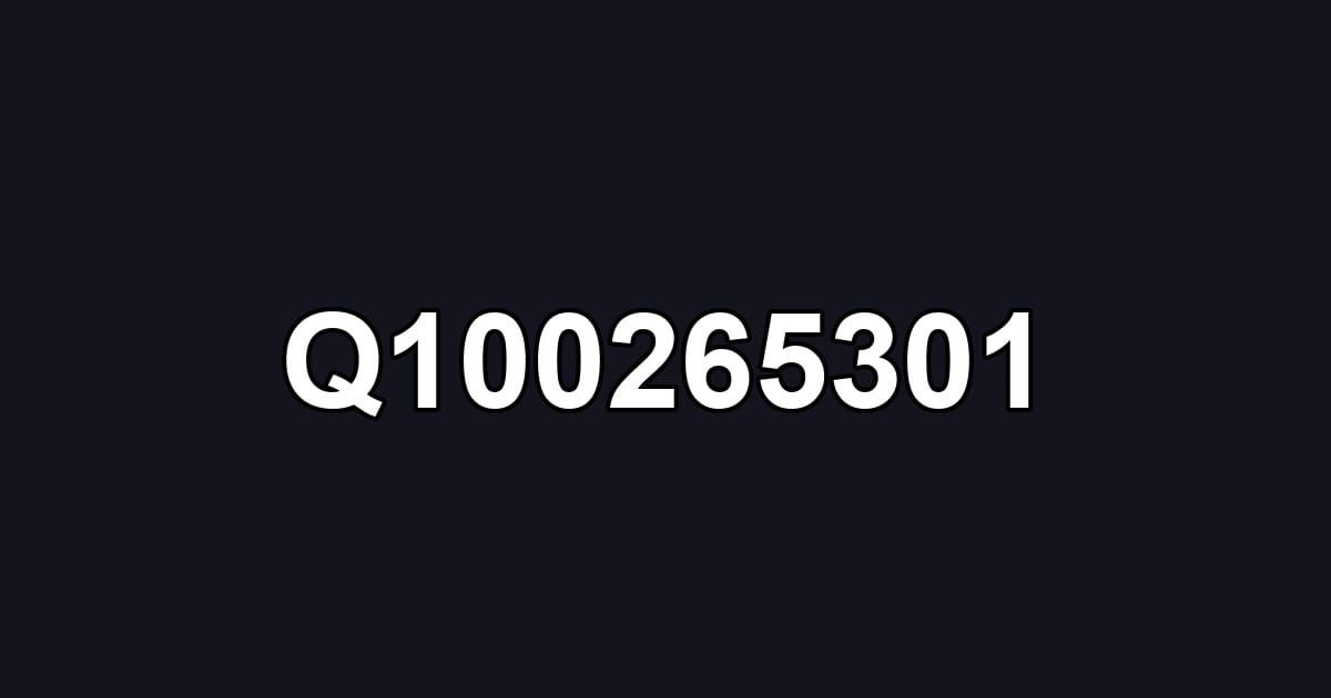 Q100265301