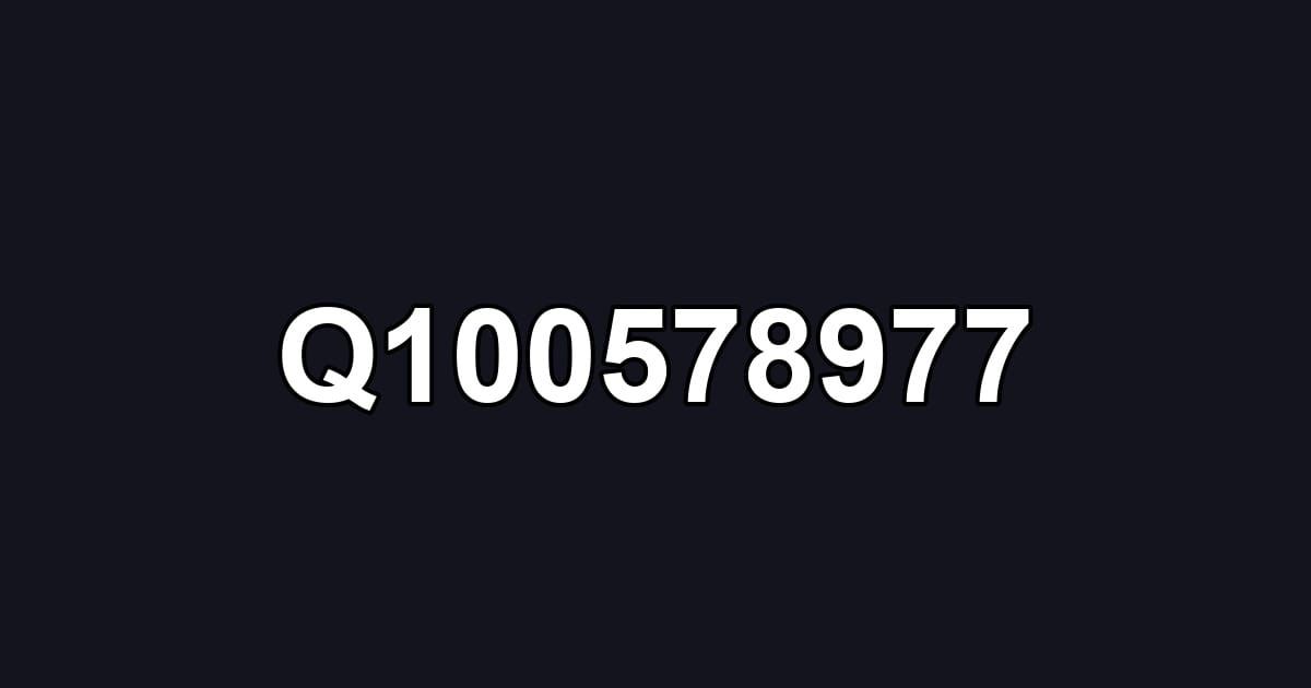 Q100578977