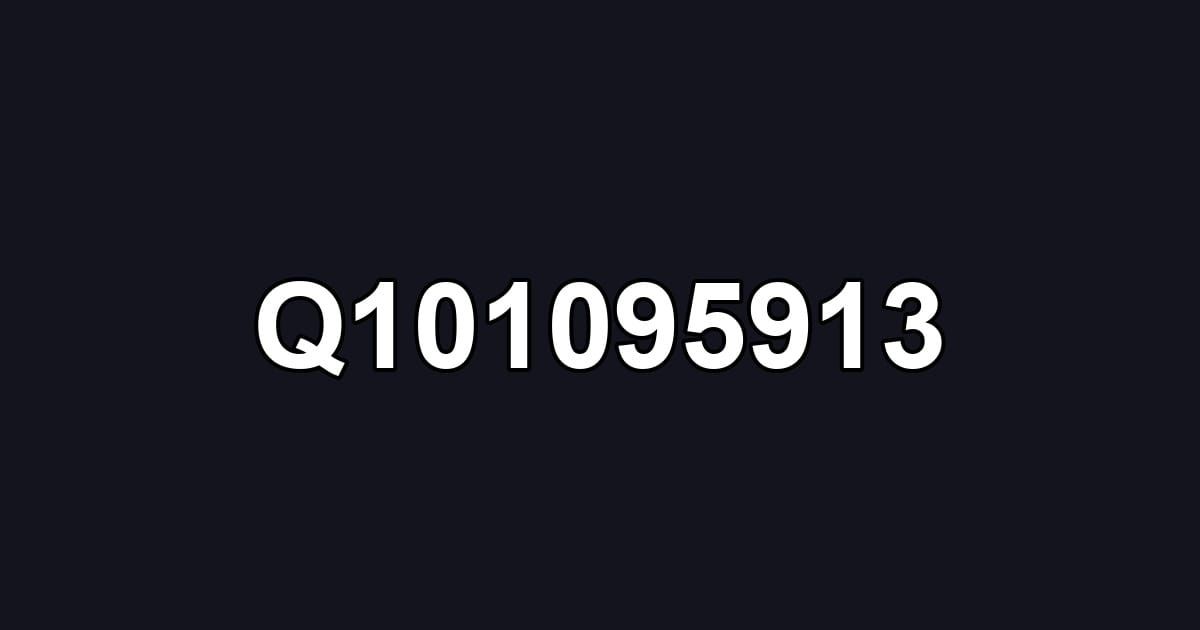 Q101095913